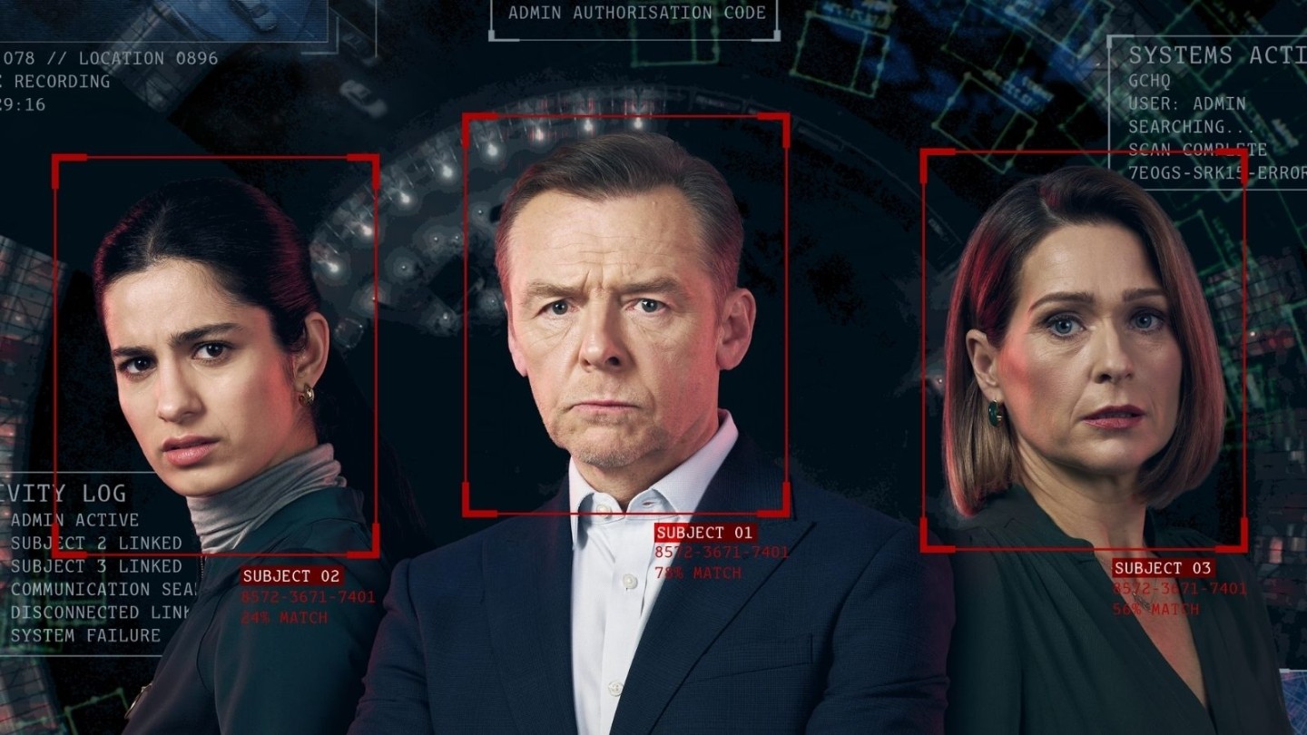 The Undeclared War TV series poster showing cyber-security analysts under digital surveillance amid hacking, intelligence and cyber warfare graphics.