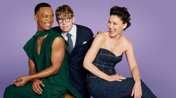 Strictly Come Dancing 2026 hosts Johannes Radebe, Josh Widdicombe and Emma Willis