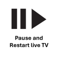 Avtex Pause & restart logo