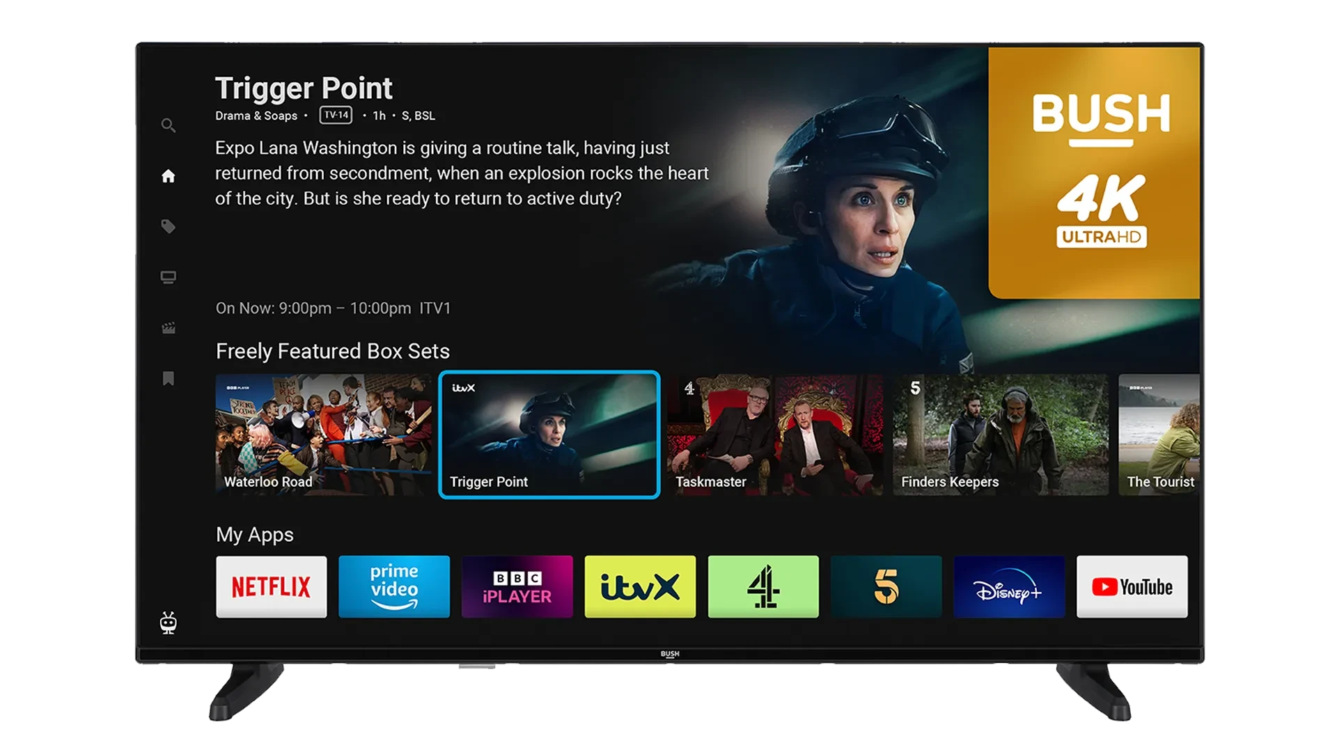 Bush TV front