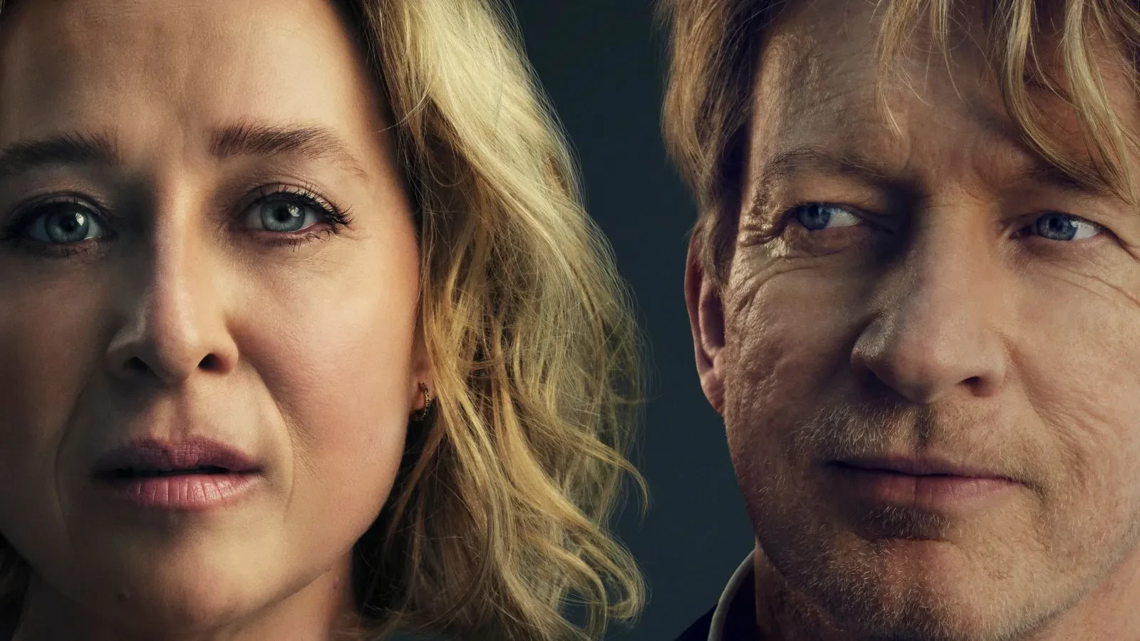 Fake key art featuring Asher Keddie and David Wenham