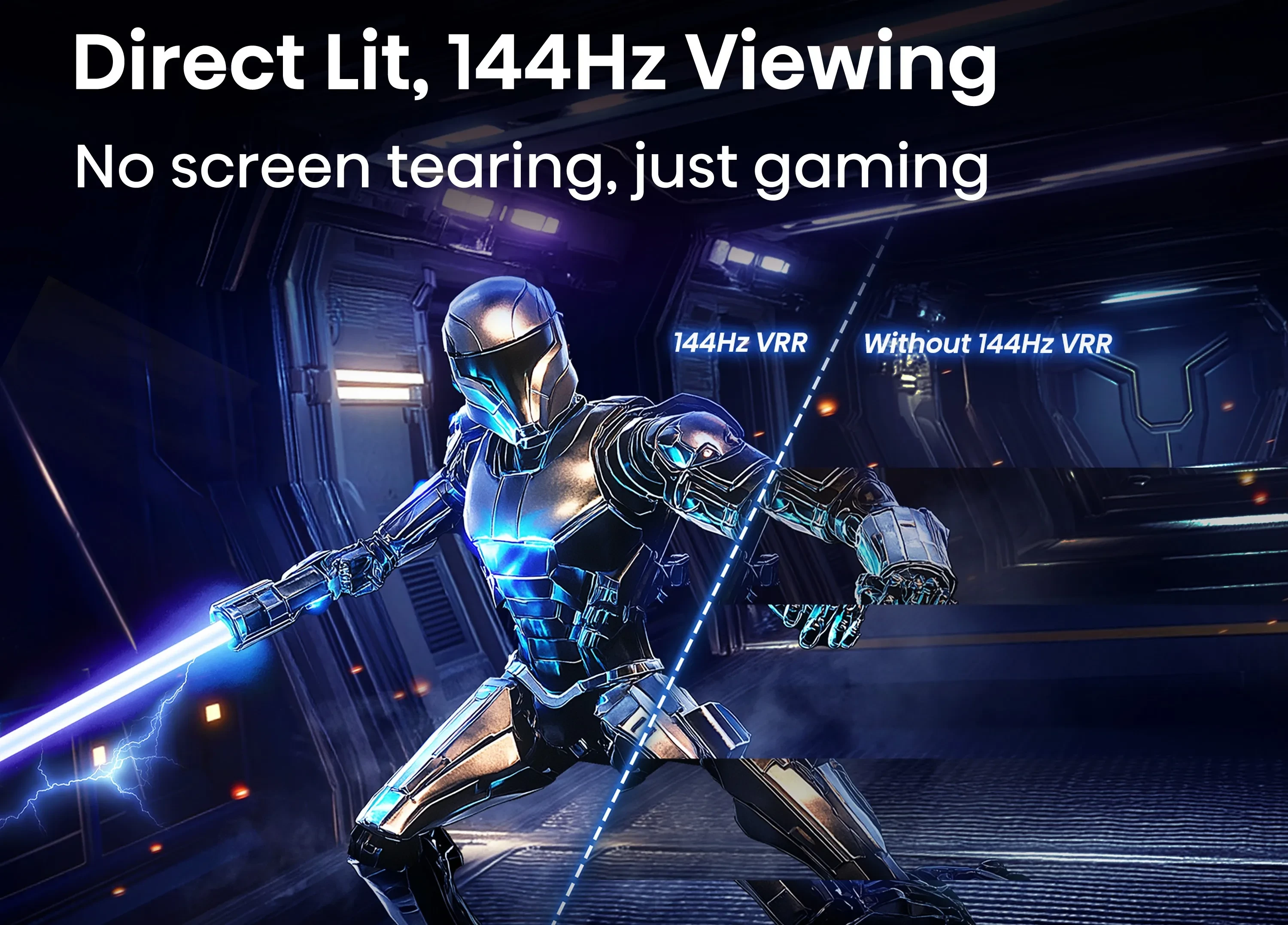  Promotional image for Direct-Lit,-144Hz-Viewing Hisense