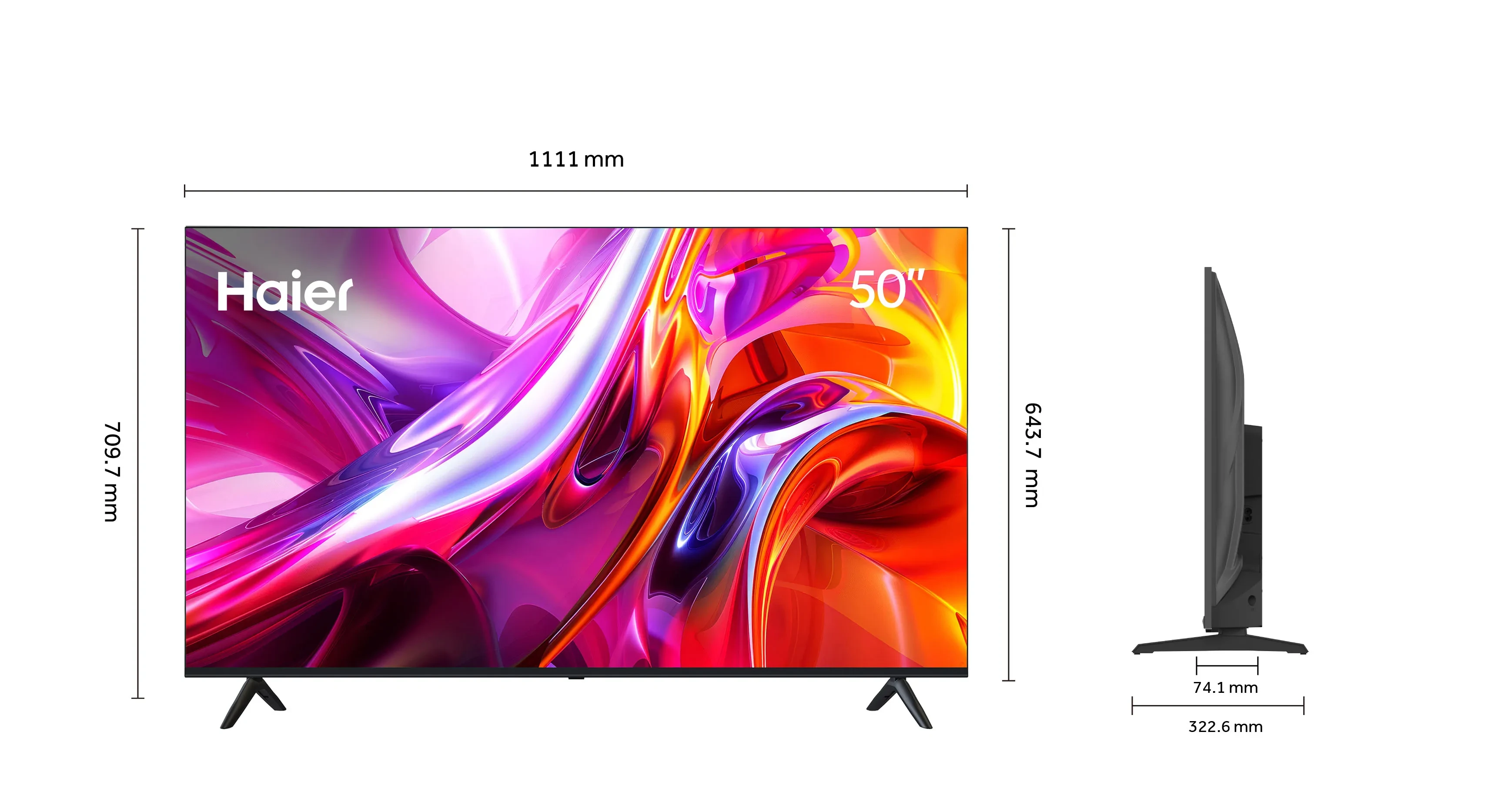 Haier_50_K85_side_size