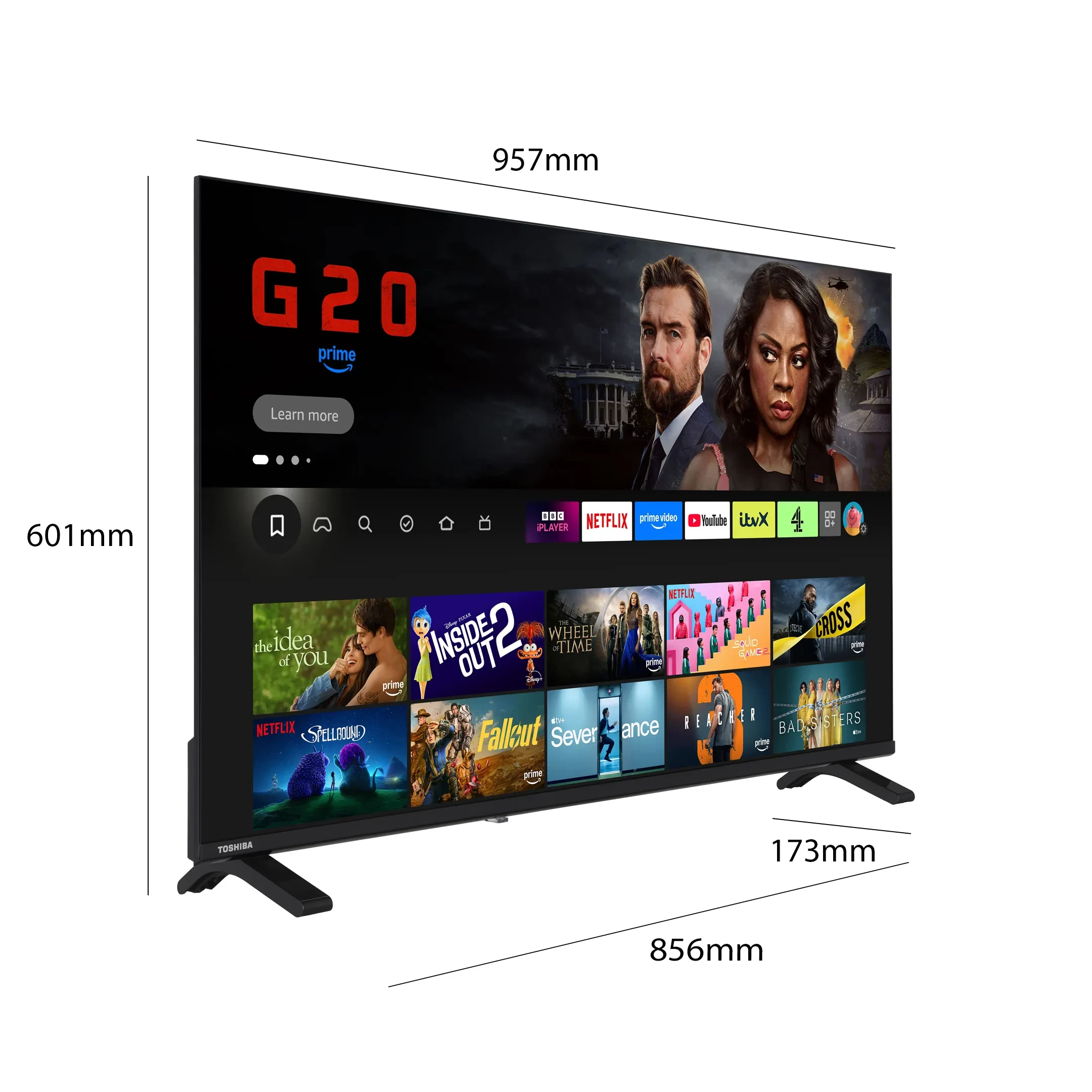 Toshiba_43QF26 side size