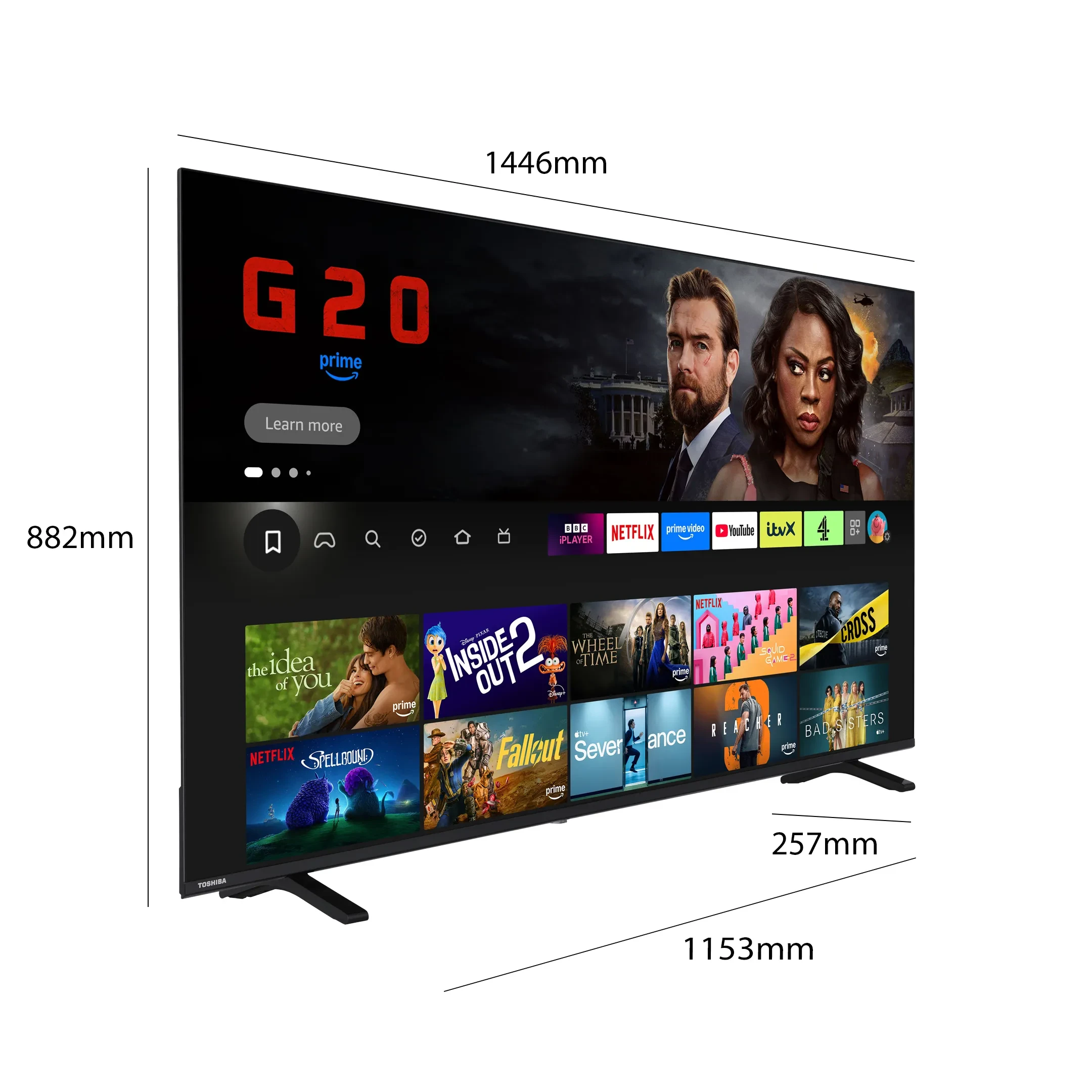 Toshiba_65QF26 side size