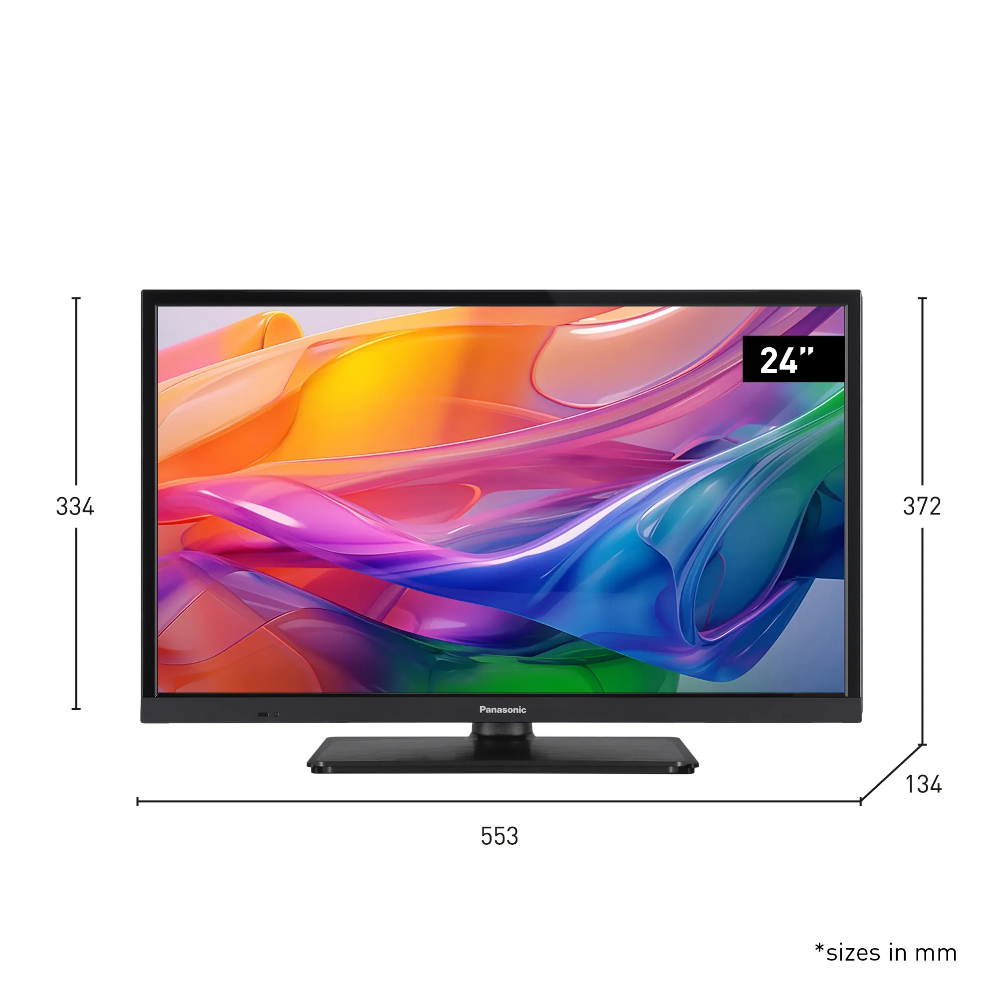 Panasonic 24S50A size