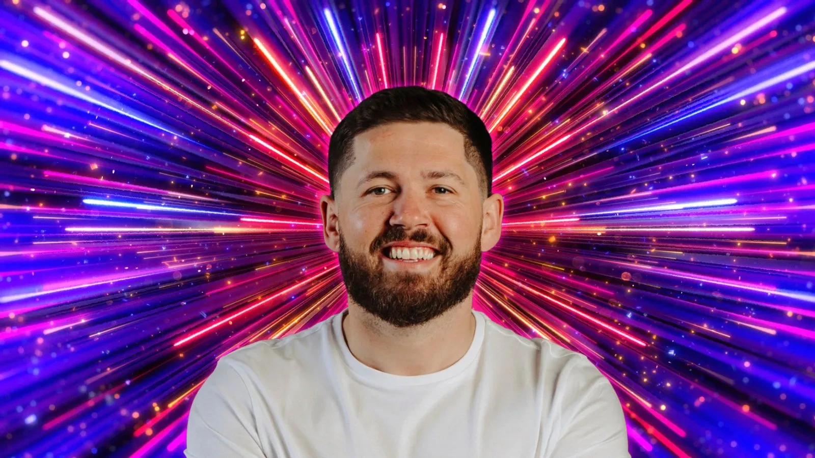 Portrait of John Nellis as promotional material for Strictly Come Dancing