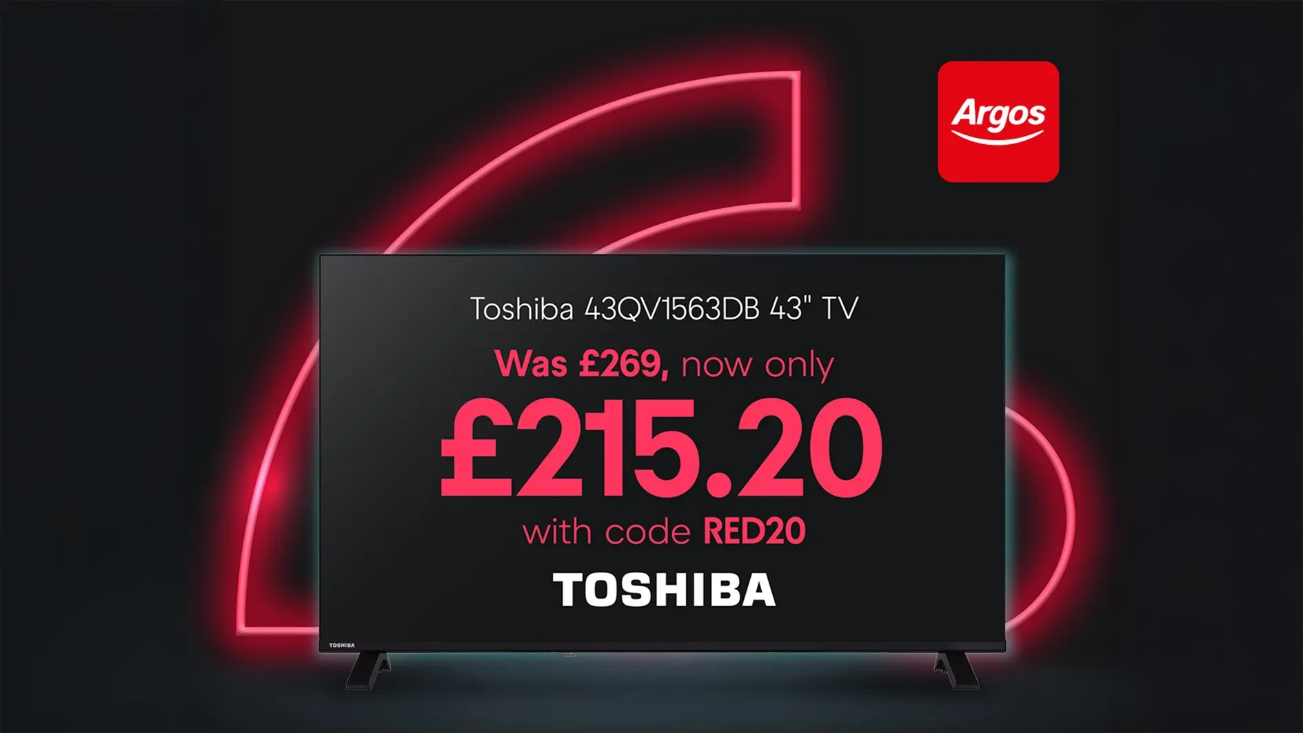 Website banner - Toshiba Argos Aug 26