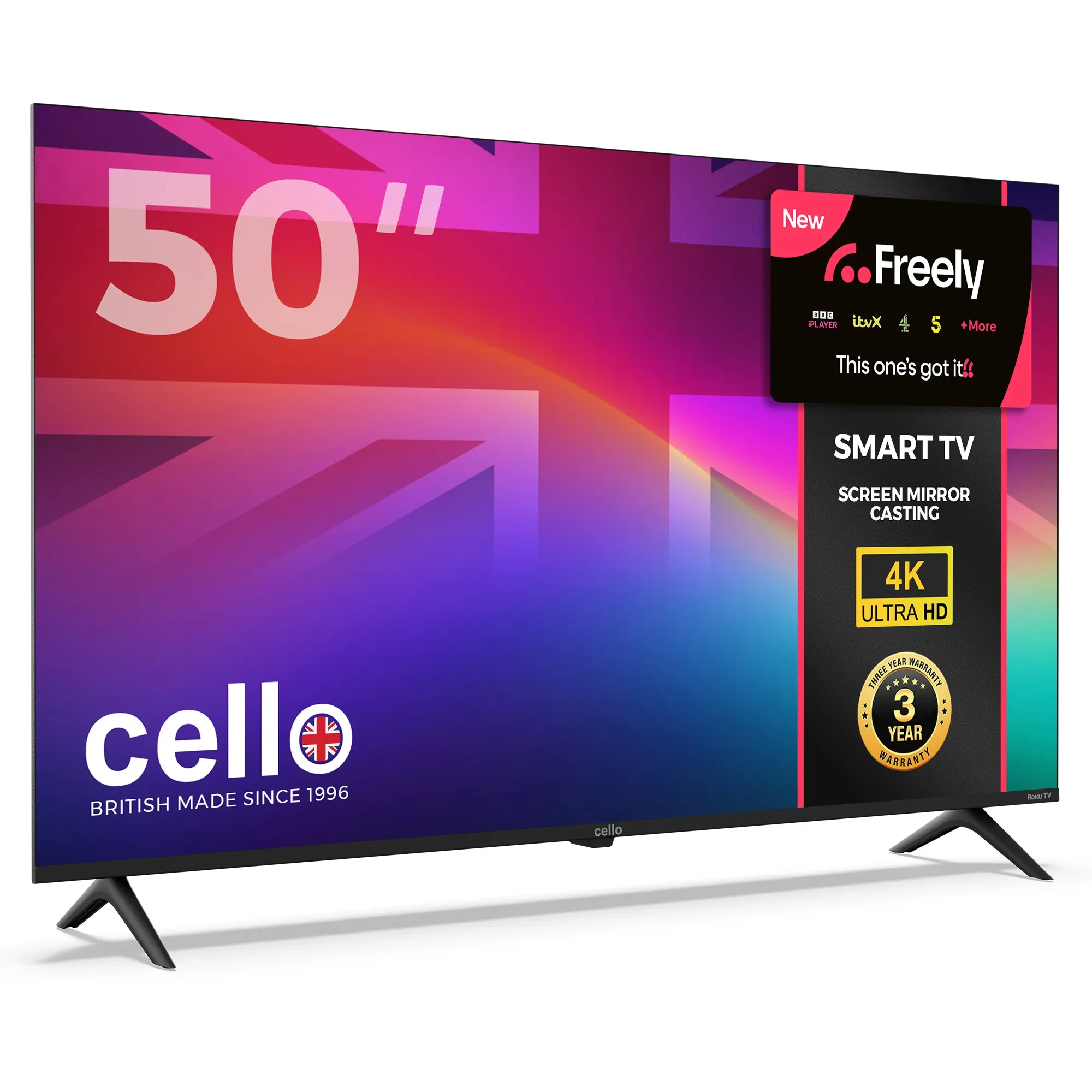 Cello C50RK4k side