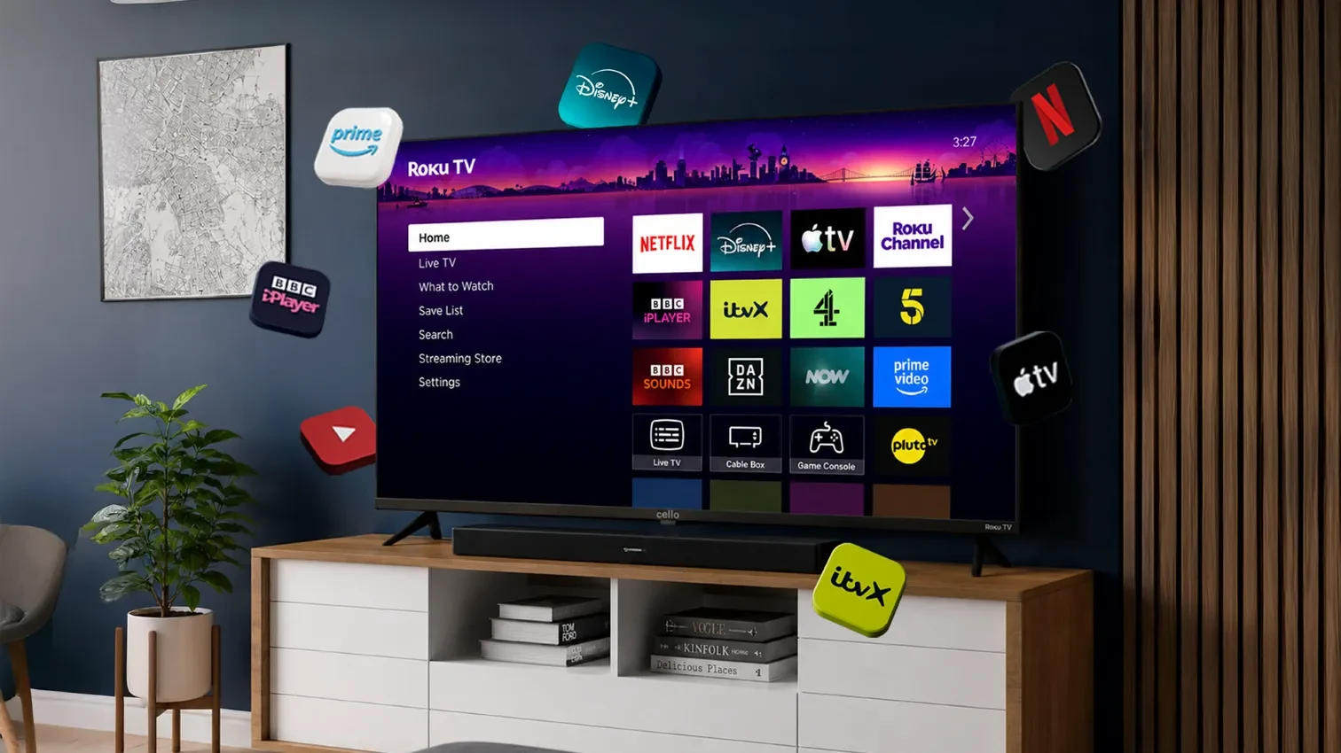 Cello feature - Roku TV