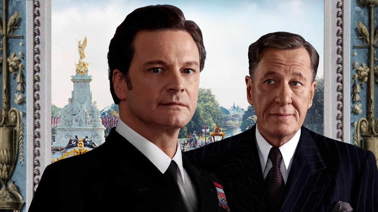 Colin Firth and Michael Gambon in the King's Speech