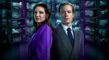Sam Reid and Anna Torv in Newsreader