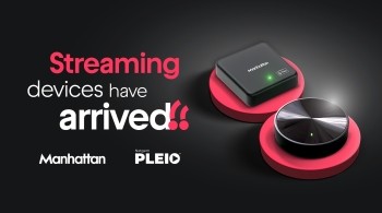 Image shows Freely streaming devices Netgem PLEIO and Manahattan AERO, with the caption 'Streaming Devices Have Arrived!'