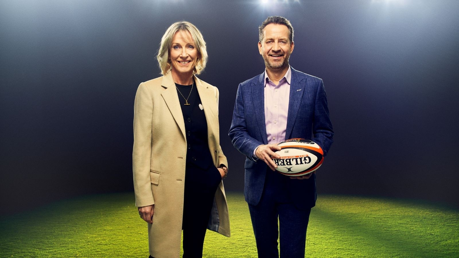 Jill Douglas and Mark Pougatch for Six Nations on ITV and STV