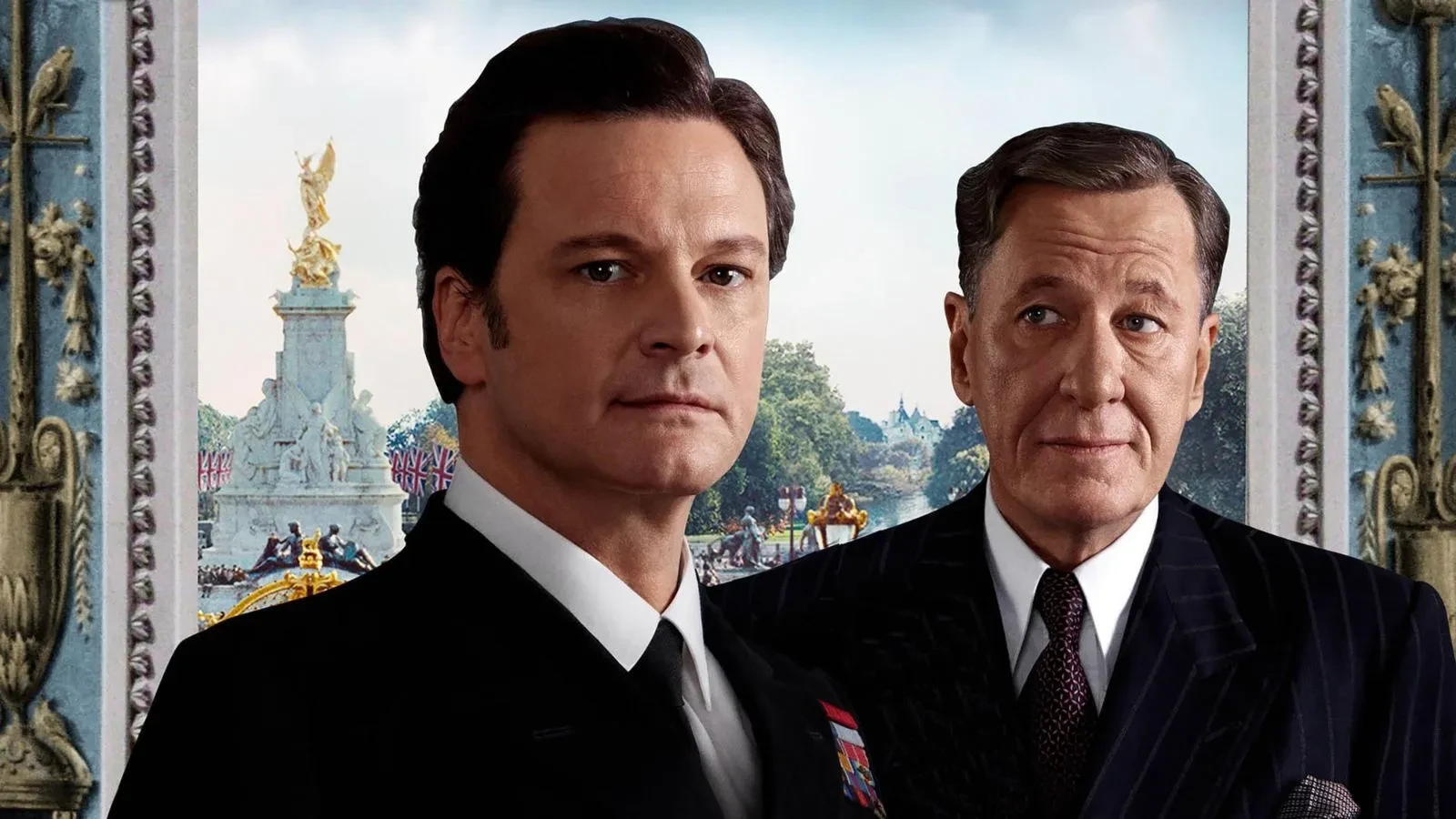 Colin Firth and Michael Gambon in the King's Speech