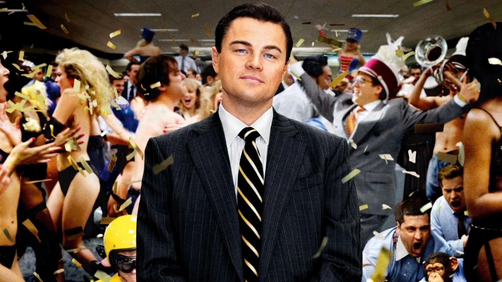 Leonardo DiCaprio in The Wolf of Wall Street