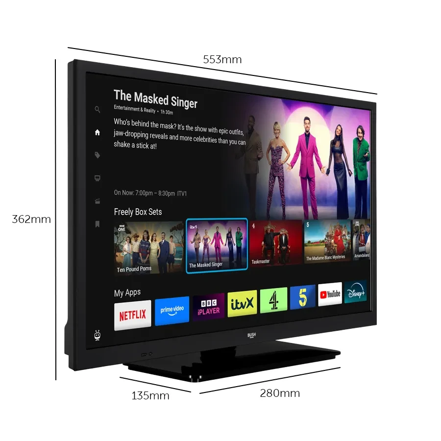 Bush 24 HDReady side size