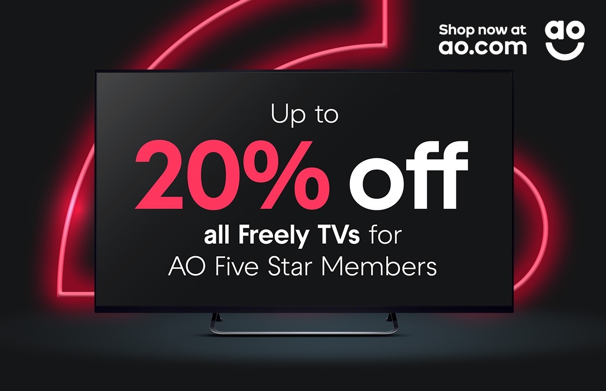 AO Oct Price Promo 20% off Freely TVs