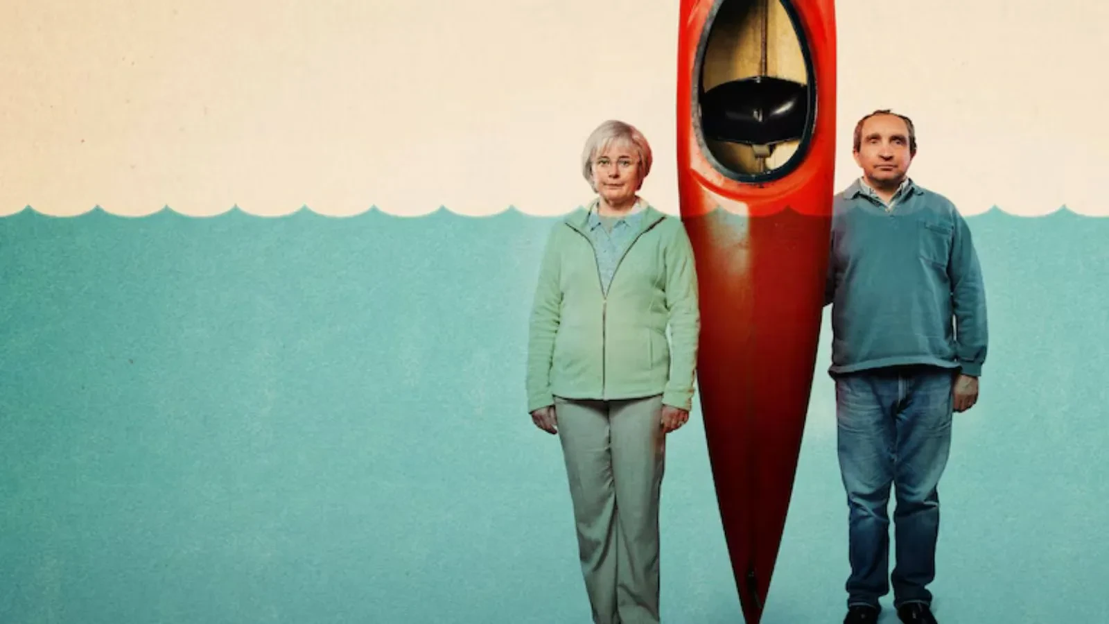 Eddie Marshall and Monica Dolan in The Thief His Wife and the Canoe