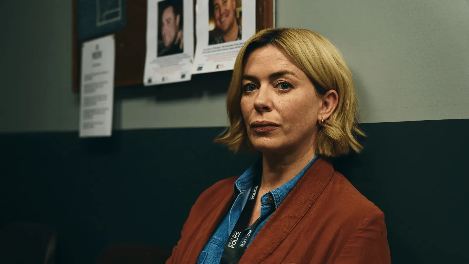 Eve Myles appears as Detective Annie Cassidy in Gone