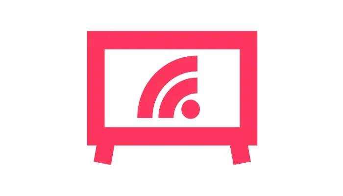 A TV icon with a WiFi symbol