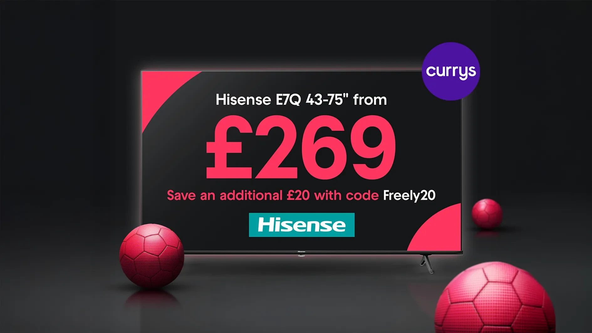 Website PP banner - Hisense E7Q_Currys_01May26