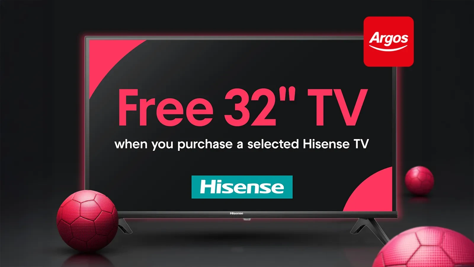 Argos Free 32 TV offer June26