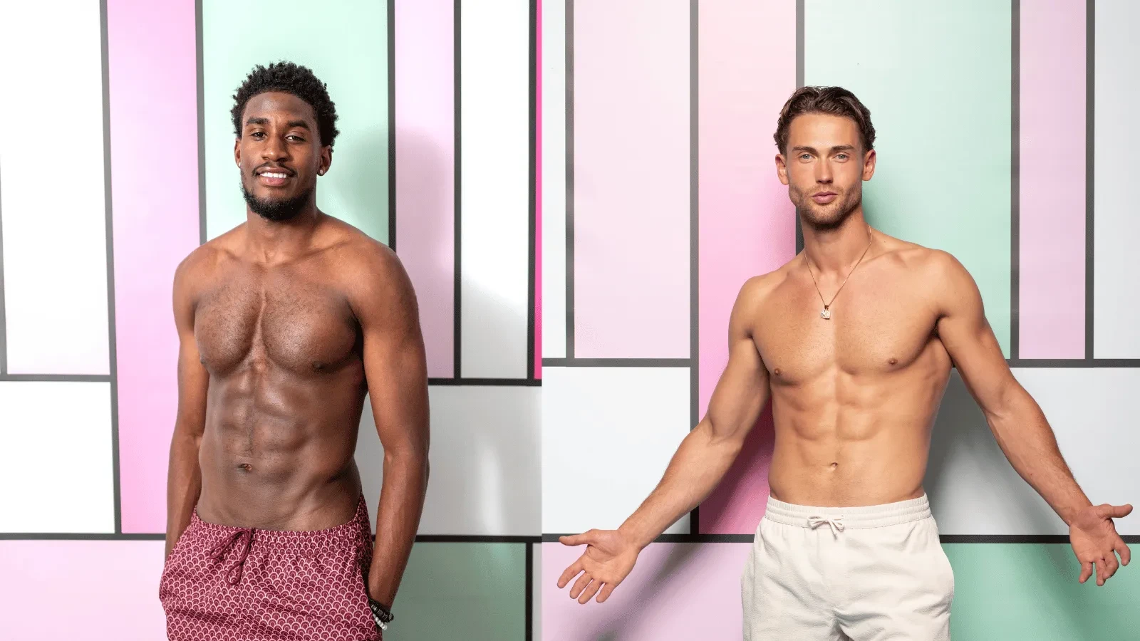 Love Island contestants Tommy Murphy and Simba Kudyiwa